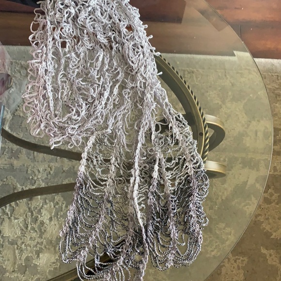 Boho Handmade Crochet Scarf - Picture 2 of 5